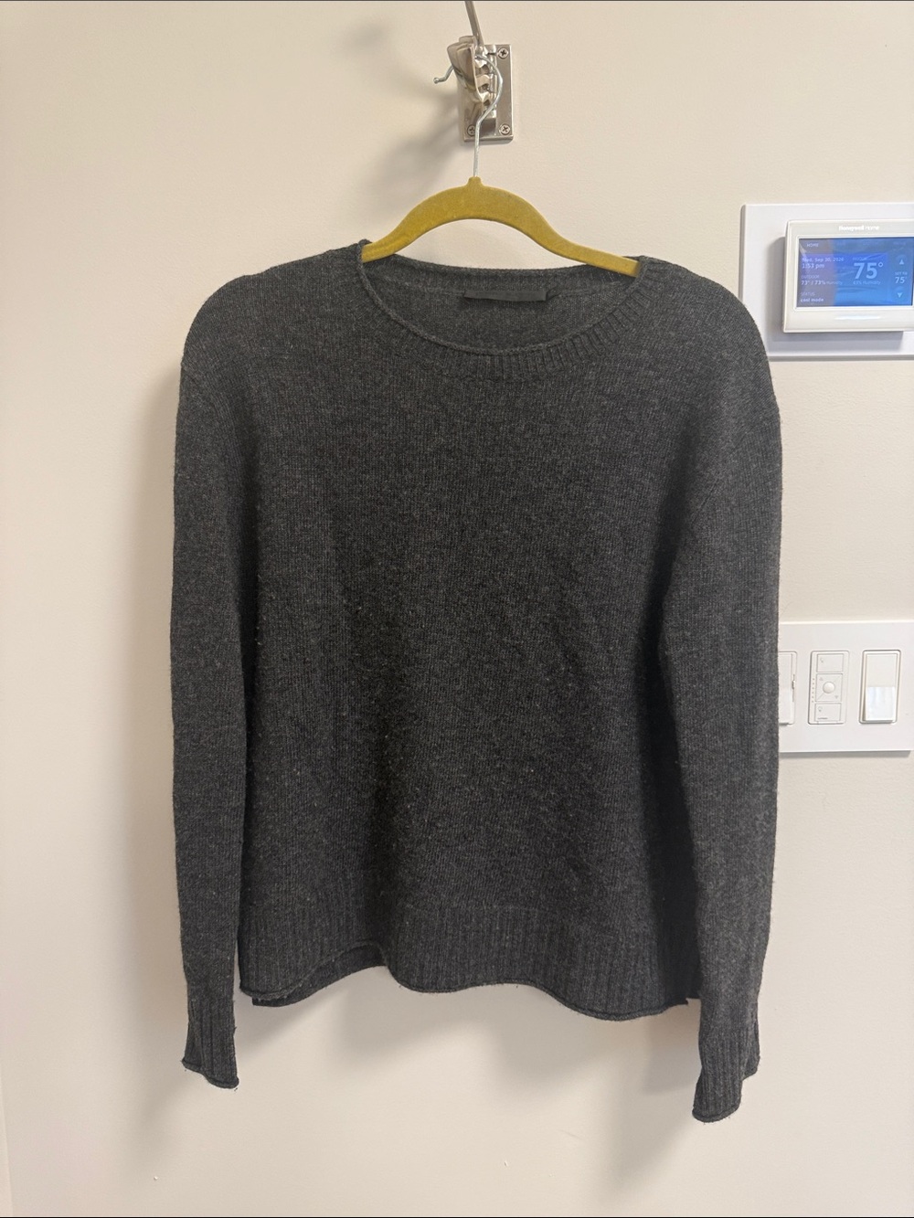 Jenni Kayne Charcoal Crewneck Sweater